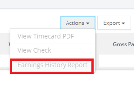 earning history report button